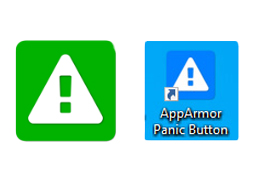 Both icons for panic button